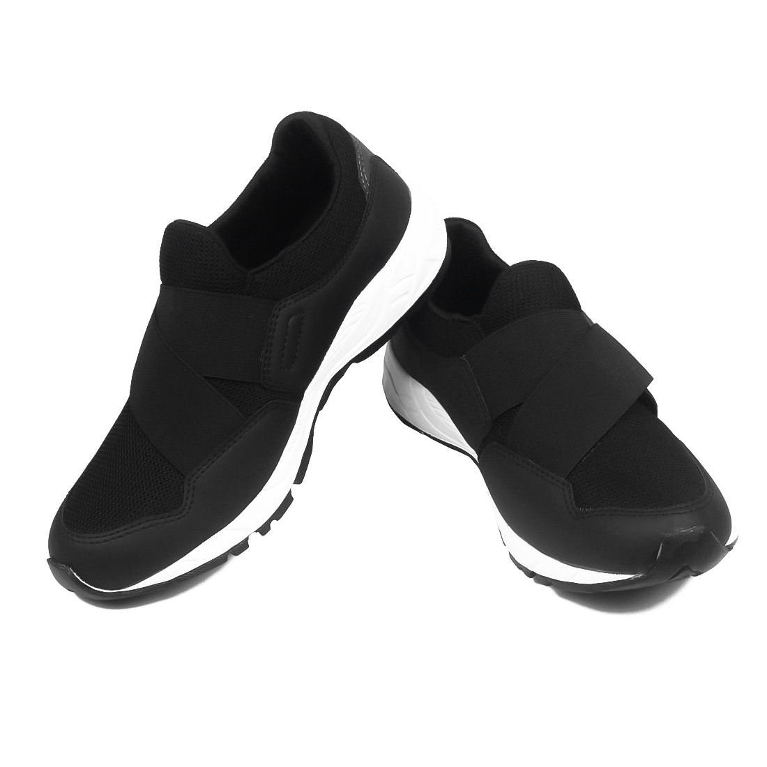 Buy Asian Men Black Slip on Running Shoes Online @ ₹499 from ShopClues