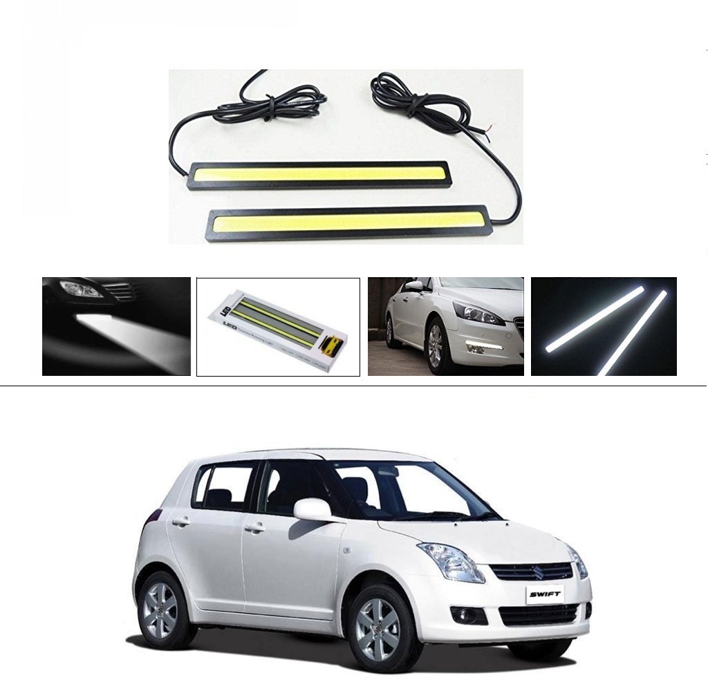 Buy AutoStark Daytime Running Lights Cob LED DRL (White) Maruti Suzuki