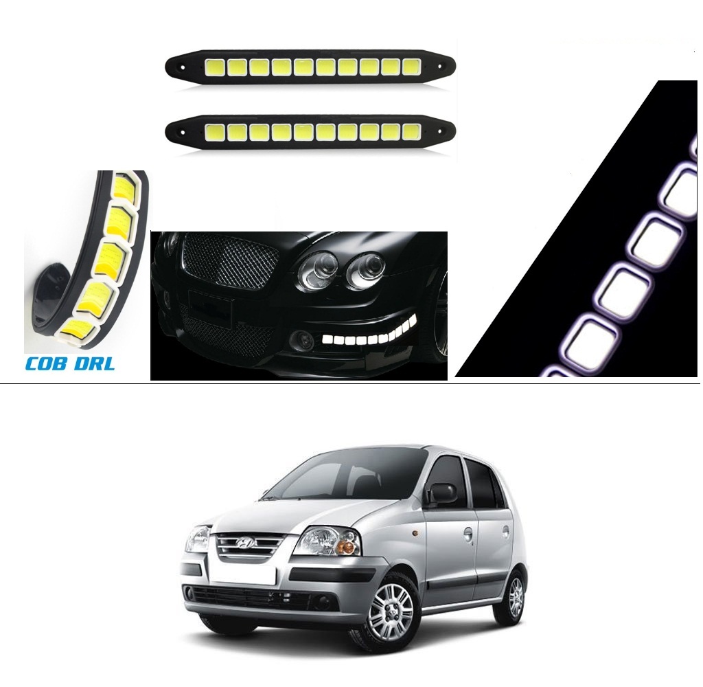 Buy AutoStark Flexible Bumper Car Daytime Running Light Cob Light