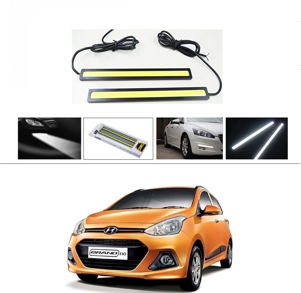 Buy AutoStark Daytime Running Lights Cob LED DRL (White) Hyundai Grand