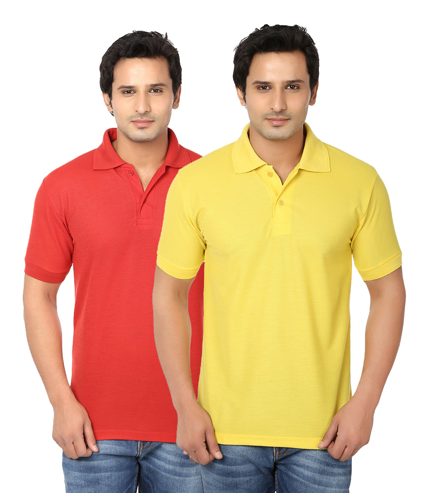 Buy Rock Hudson 2cm Men'S Cotton PoloT Shirt Online ₹599 from ShopClues