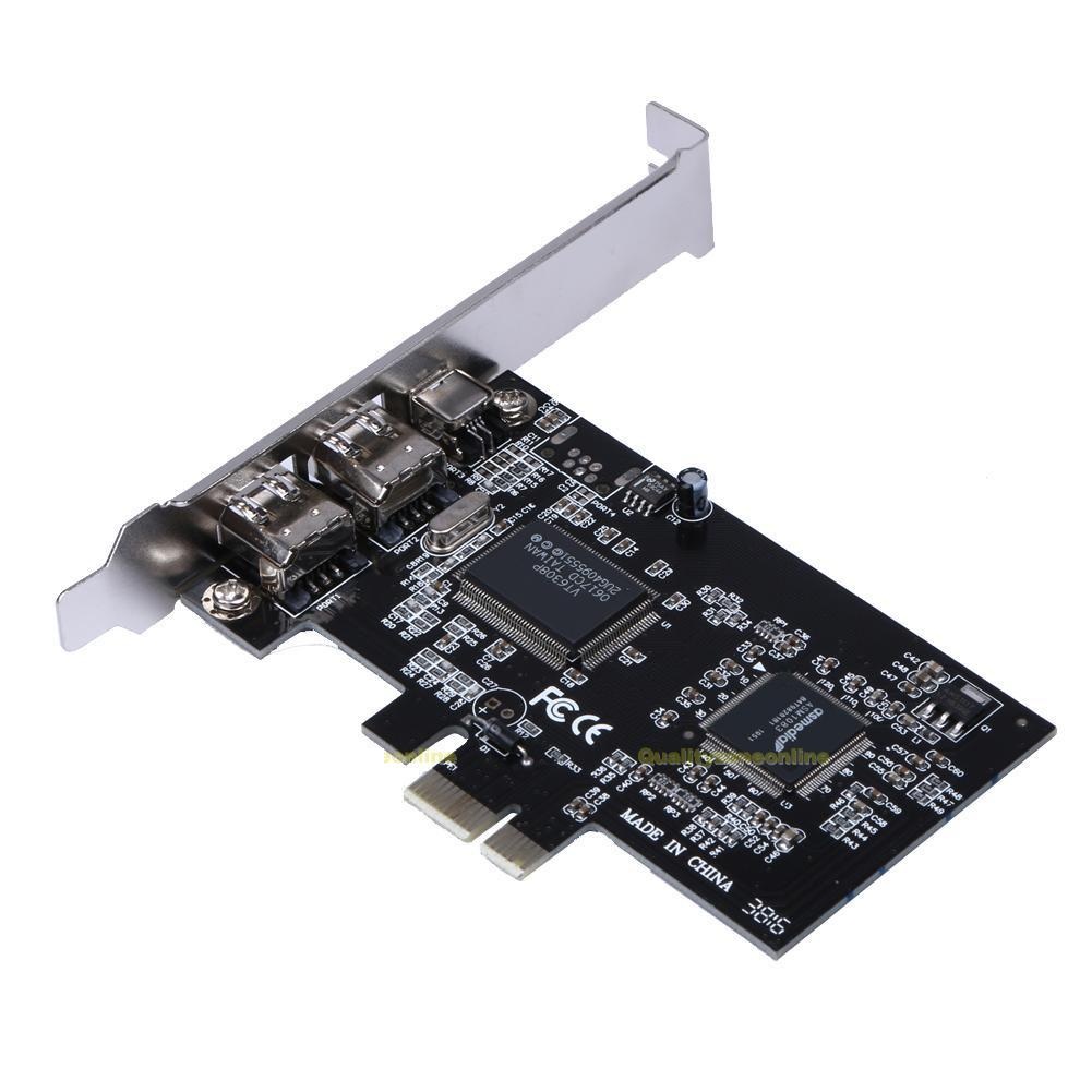 Buy PCI Express x1 PCIE FireWire 1394a IEEE1394 Controller Card for