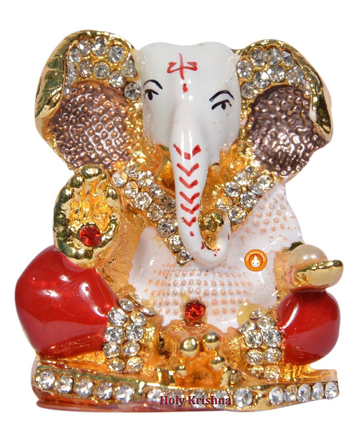 Buy Holy Krishna's Energized Beautiful Ganesha Idol for Car Online ...