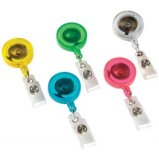 Buy Swingline GBC Retractable Badge Reel, Translucent Brites Color ...