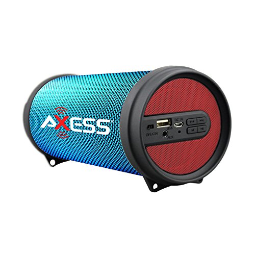 AXESS SPBL1043RD Mini Portable Bluetooth HiFi Bluetooth Speaker with