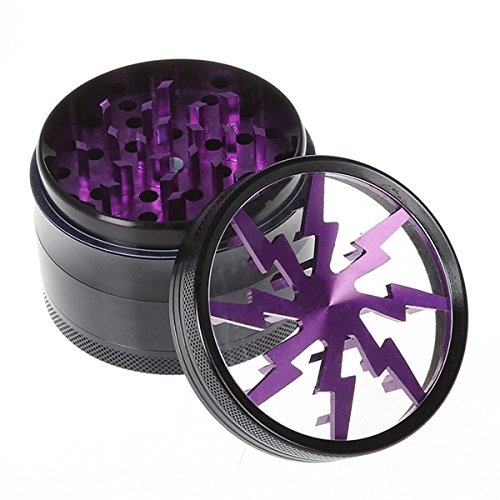 Buy LOHOME Spice Herb Grinder, 4Piece 2.5 Inch Aluminum Tobacco Spice