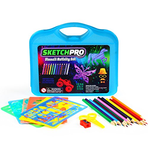 Buy 55PC Stencil Drawing Kit w/ Case FULL Set of Drawing Stencils