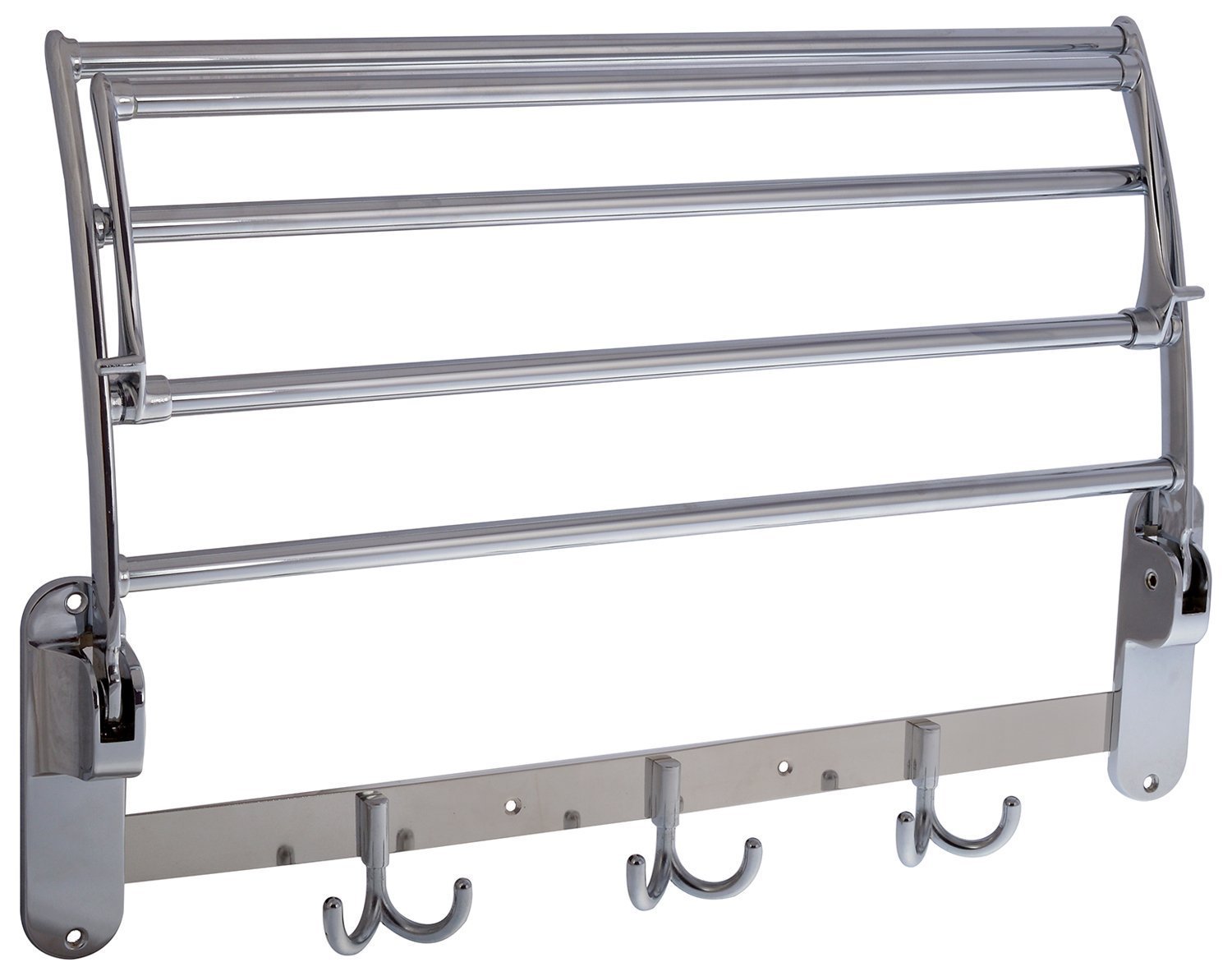Buy Fortune Platinum Stainless Steel Folding Towel Rack (1.5 feet Long
