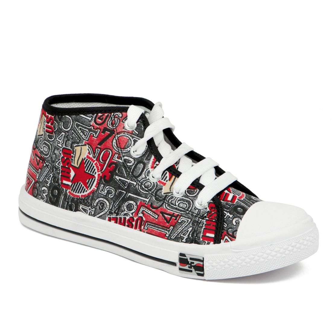 Buy Asian Women's Black & Red Sneakers Online @ ₹399 from ShopClues
