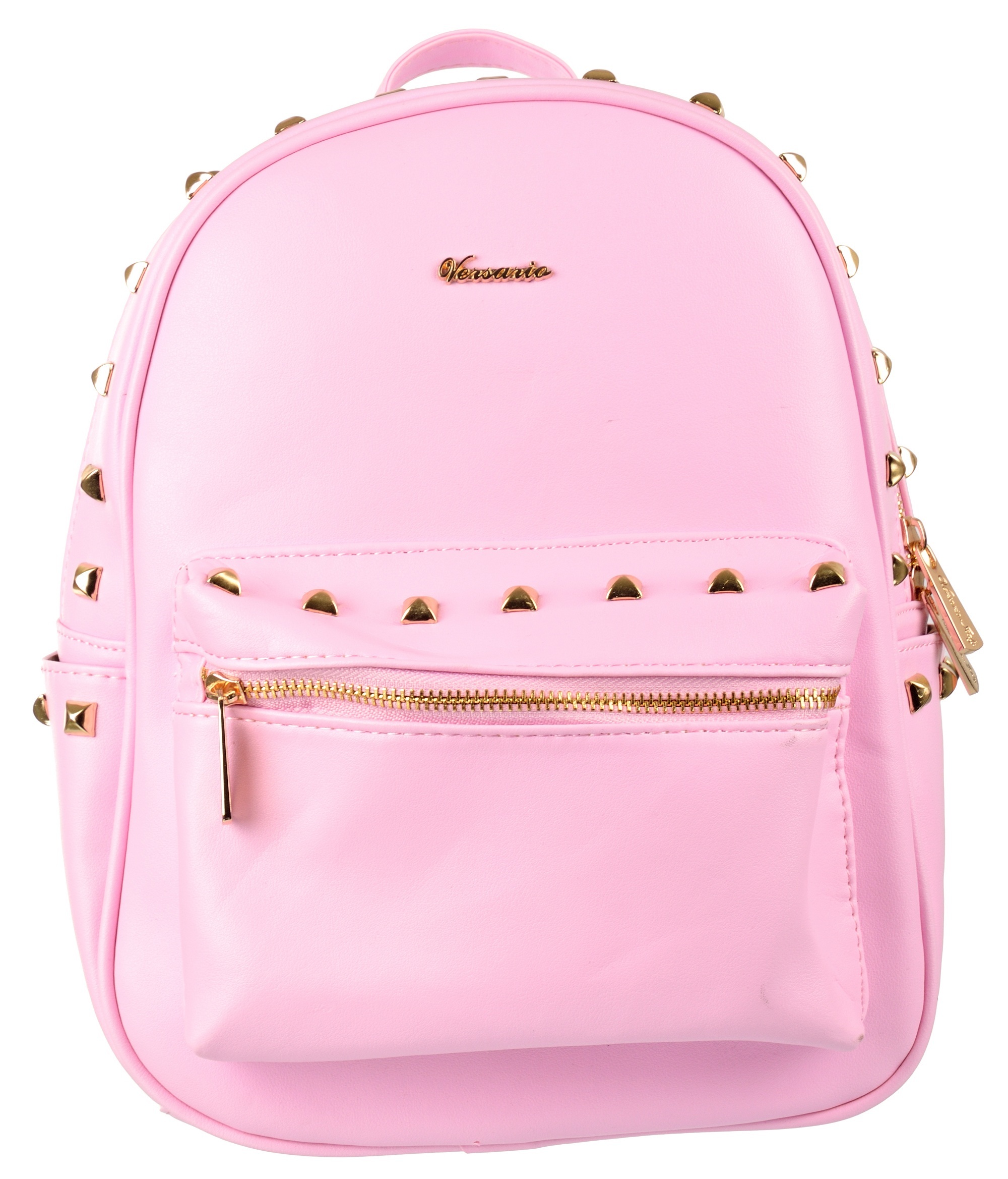 Buy VERSARIO ITALY Women's Backpack Handbag (Pink,VLH23301PIK2) Online ...