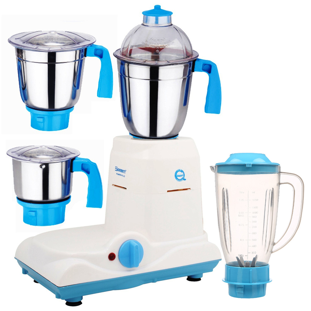 Buy Sunmeet 600 Watts Mixer Juicer Grinder with 4 Jar (1 Juicer Jar ...