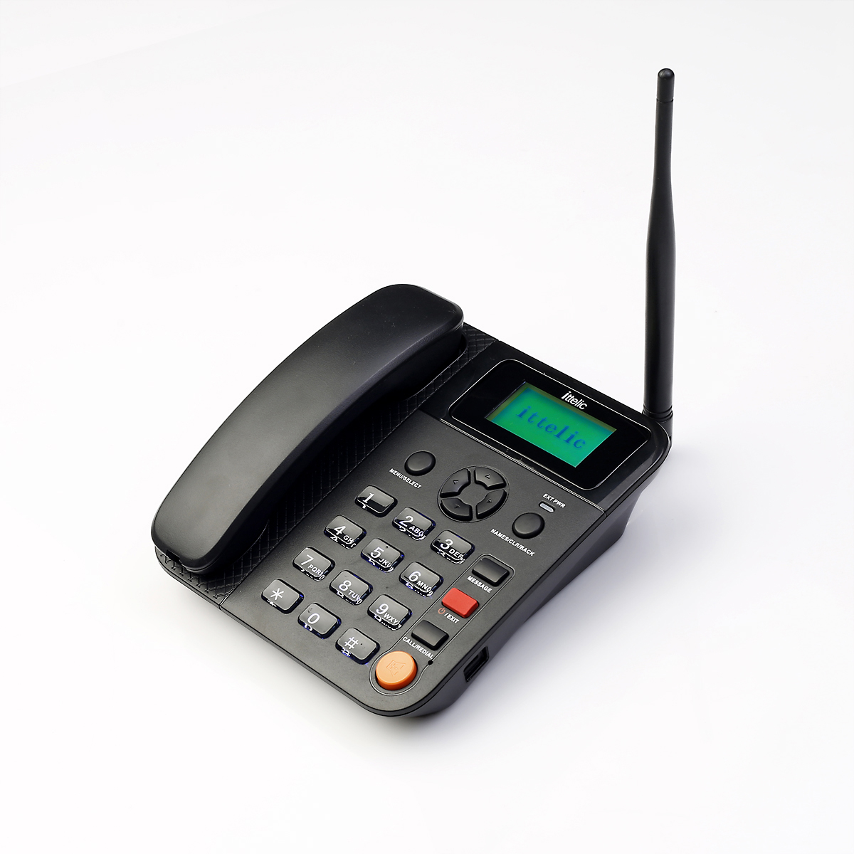 Buy Dual Sim Card Based GSM Landline Telephone with FM Radio ittelic Online ₹2350 from ShopClues