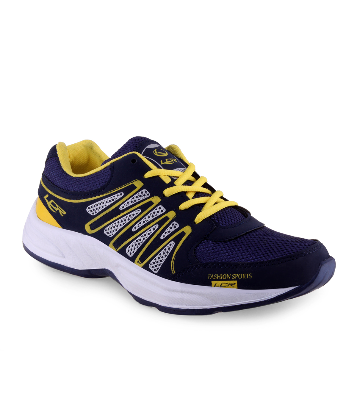 Buy Lancer Men's Blue & Yellow Running Shoes Online @ ₹499 from ShopClues