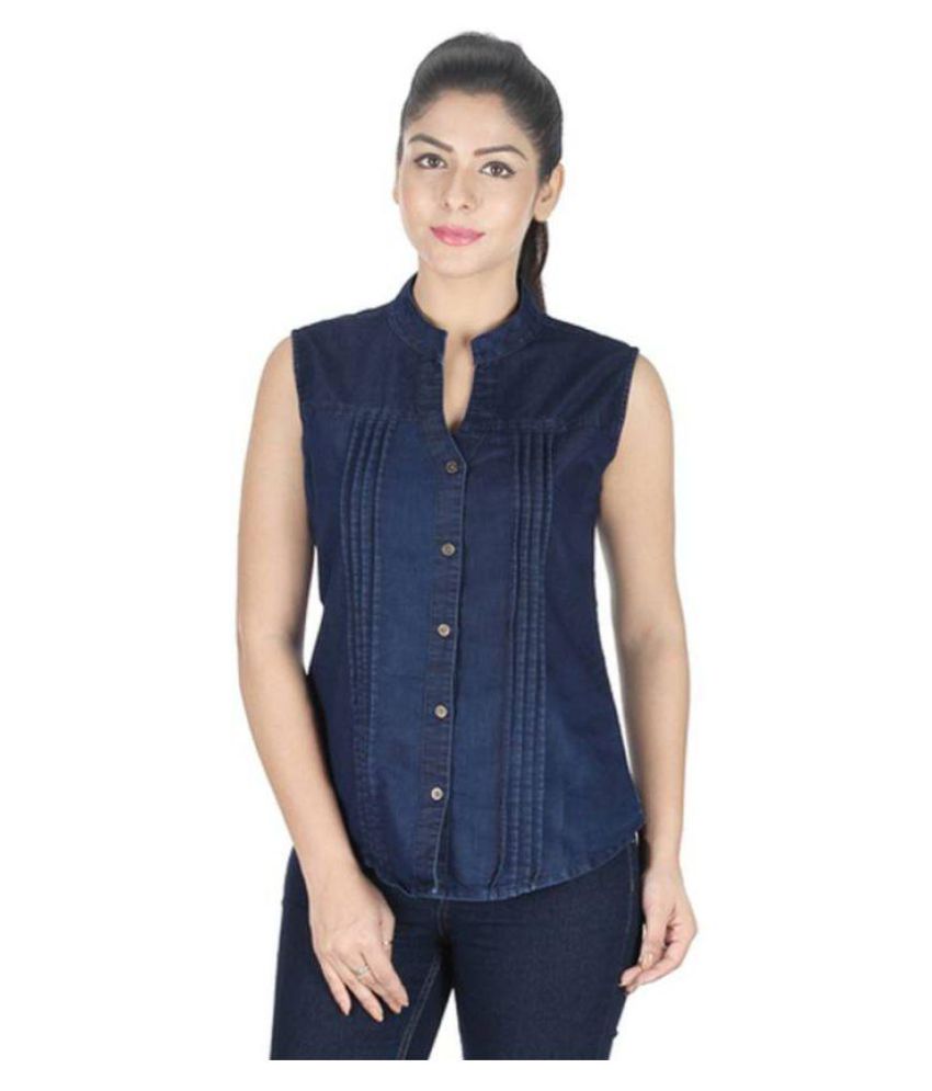 Buy Leetos Women's Denim top Online @ ₹369 from ShopClues