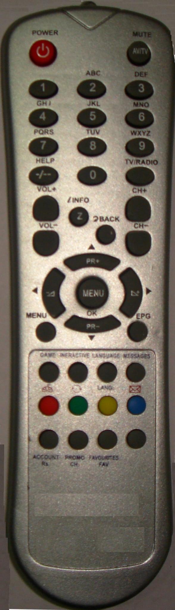 REMOTE SUITABLE FOR HATHWAY CAS21 SET TOP BOX