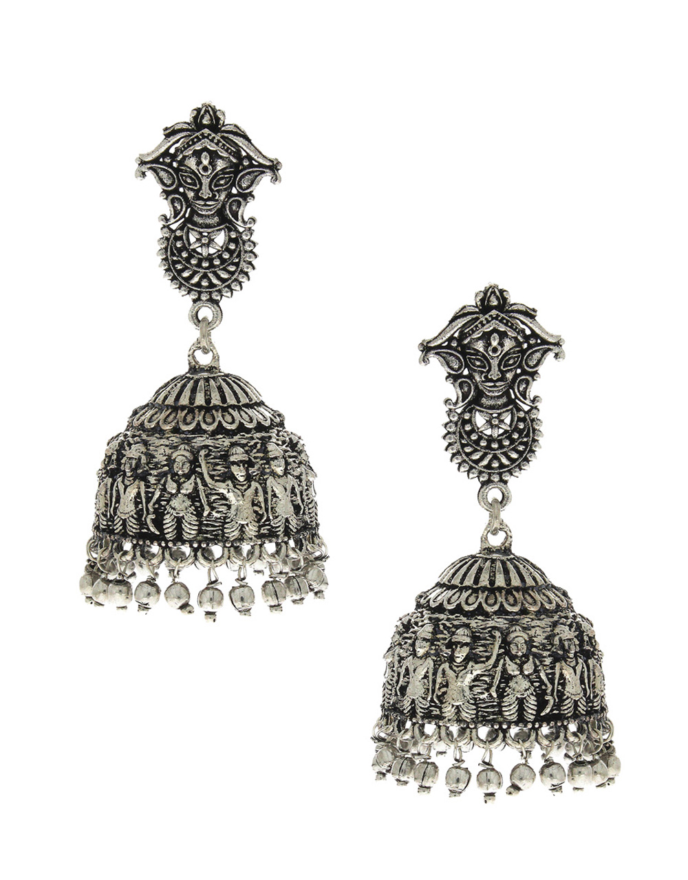 Buy Anuradha Art Silver Colour Oxide Finish Wonderful Classy Delicate ...