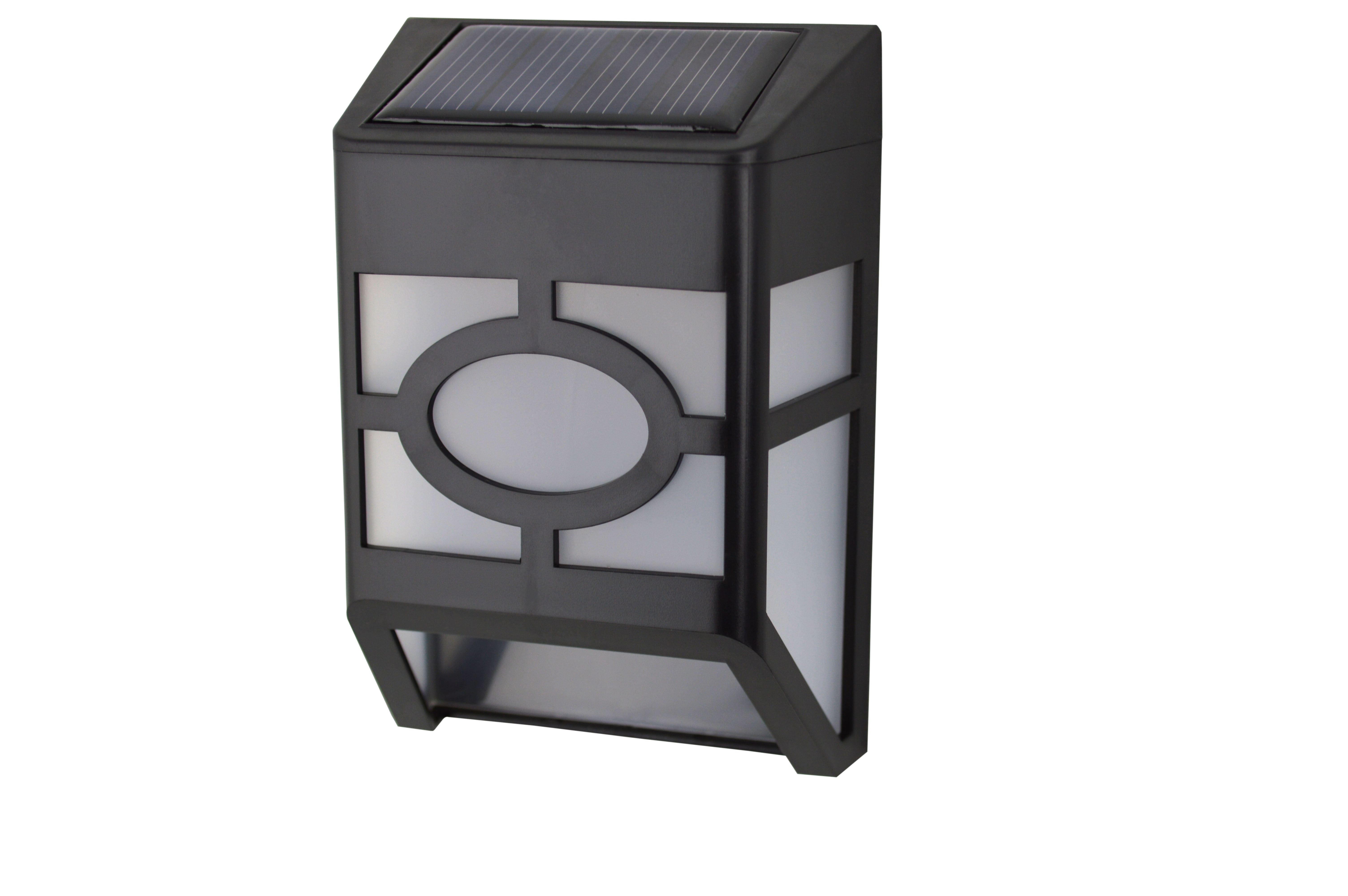 Solar Wall Yellow Light Box Shaped