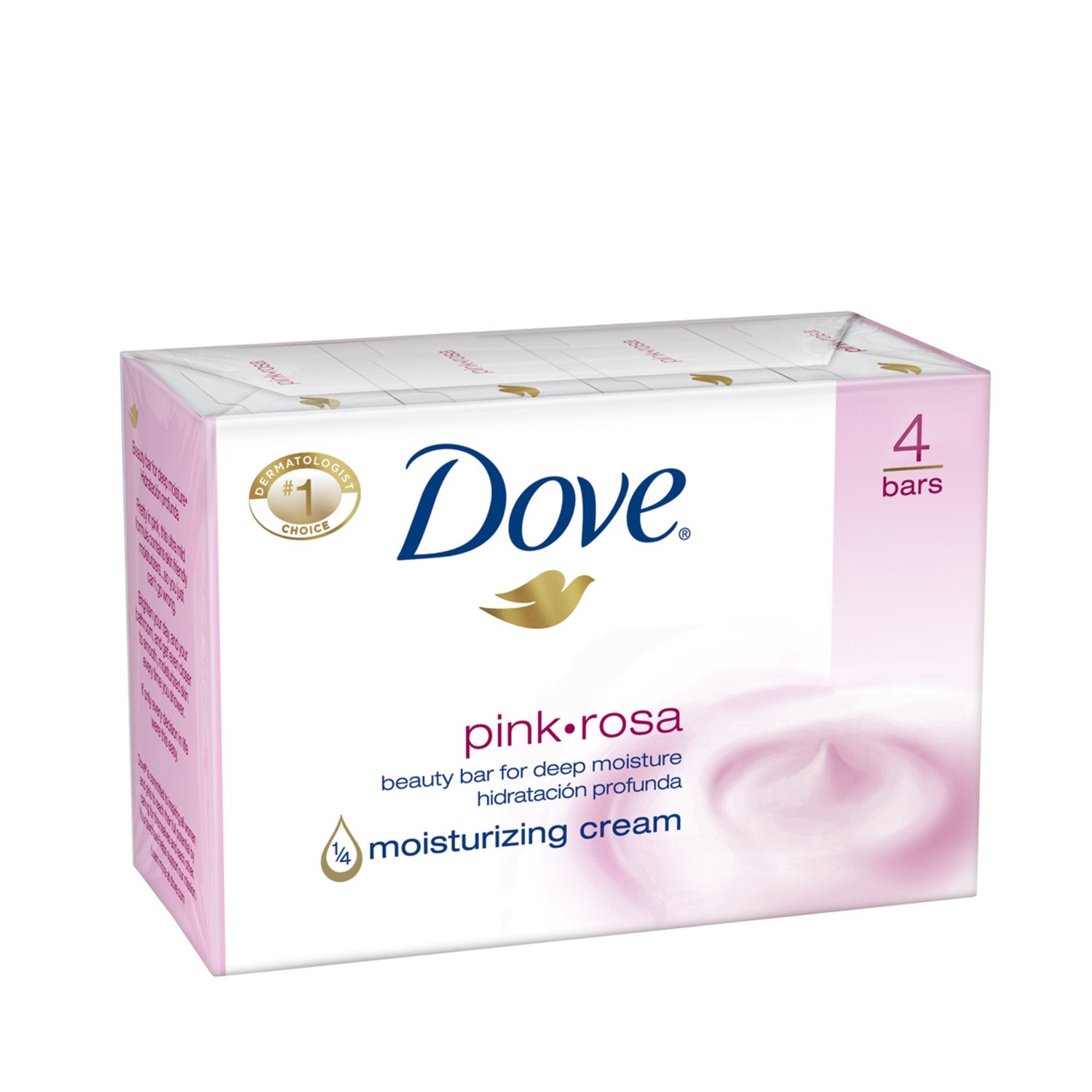 Buy Dove Imported Pink Beauty Cream Bar Soaps Of 135 Gm Pack Of 4 Online ₹799 From Shopclues 9683