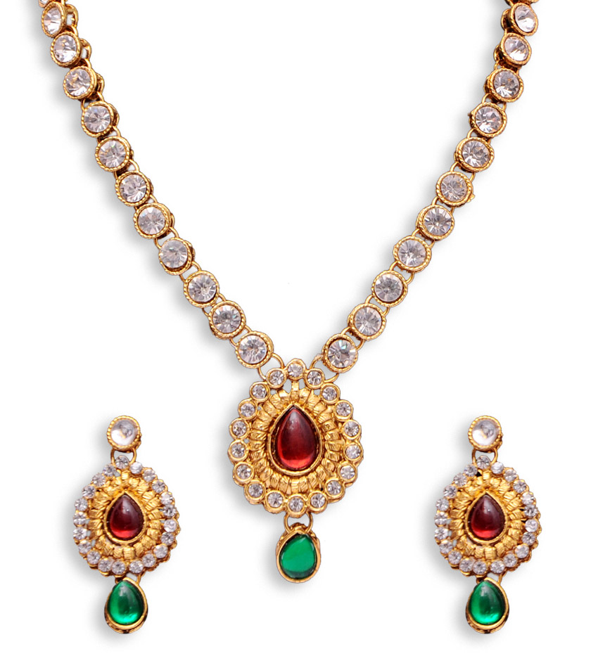 Shop Natraj Arts Desiner Traditional Jewellery Necklace Set (Design 22 ...