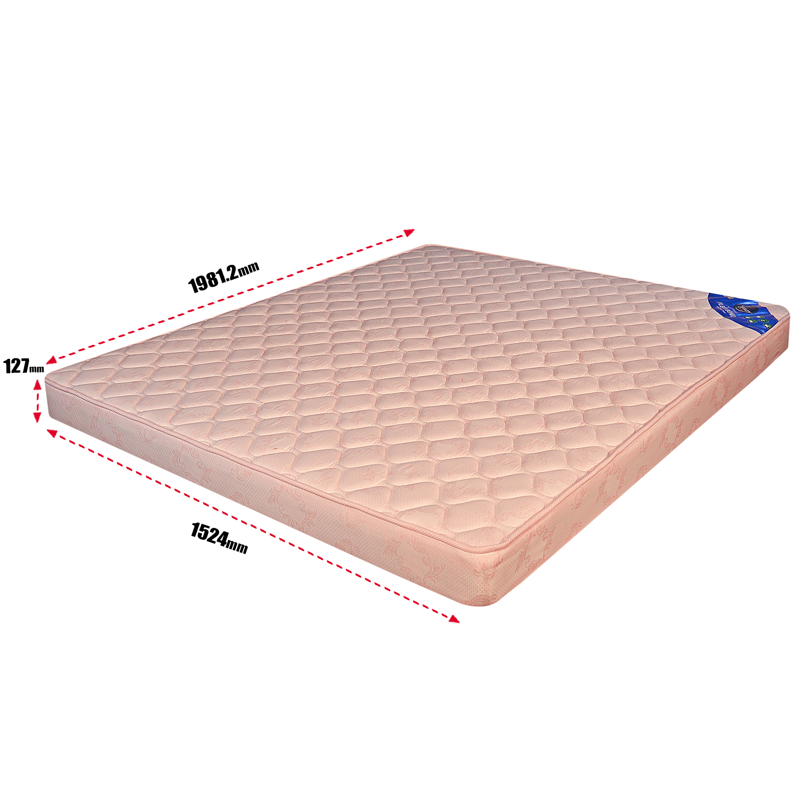 Buy Centuary Flexi Bond 5 Queen Size Foam Rebounded Foam Mattress (Pink ...