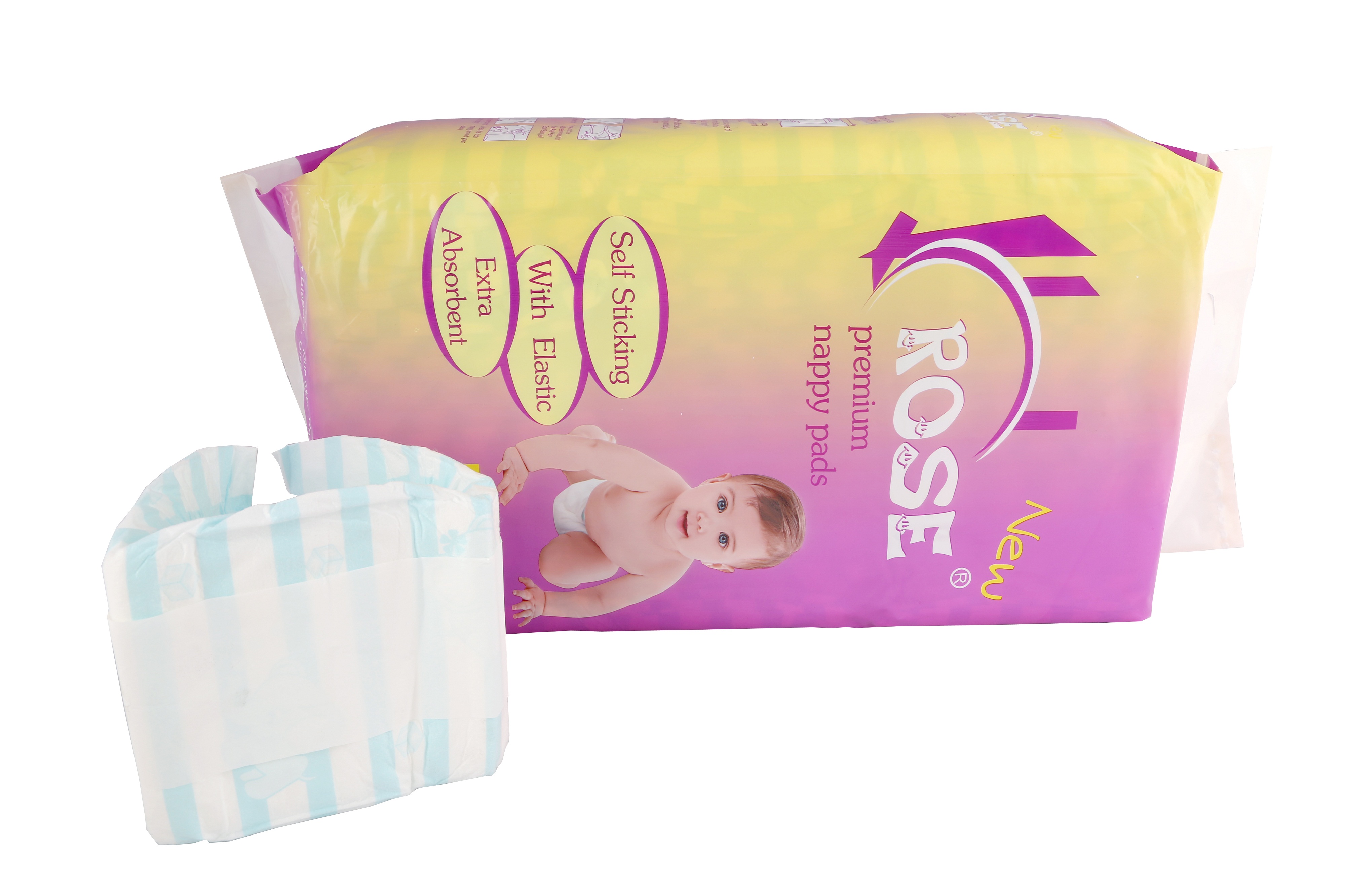 Buy ROSE BABY NAPPY PADS60 PIECE Online ₹430 from ShopClues
