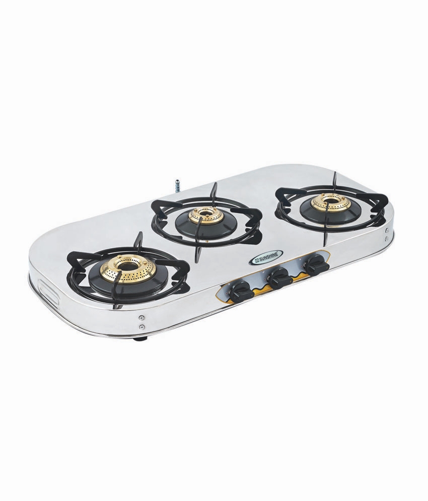 Buy Sunshine Three Burner VT 3 Auto Heavy Stainless Steel Manual