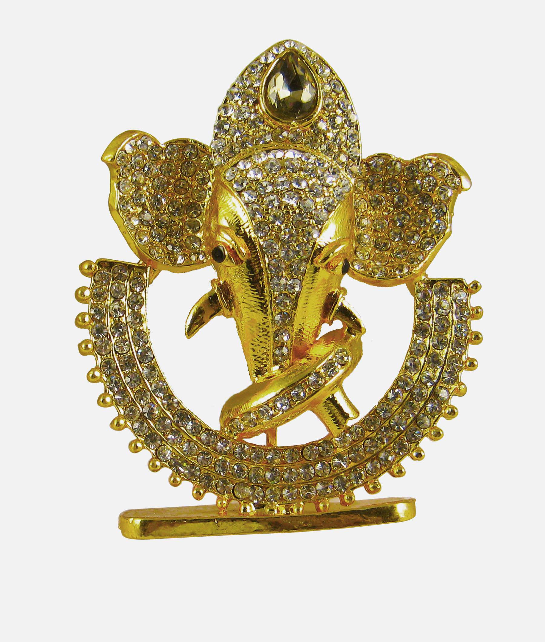 Online Vastu / fang shui / Beautiful Lord ganesha in 24 ct gold plating ...