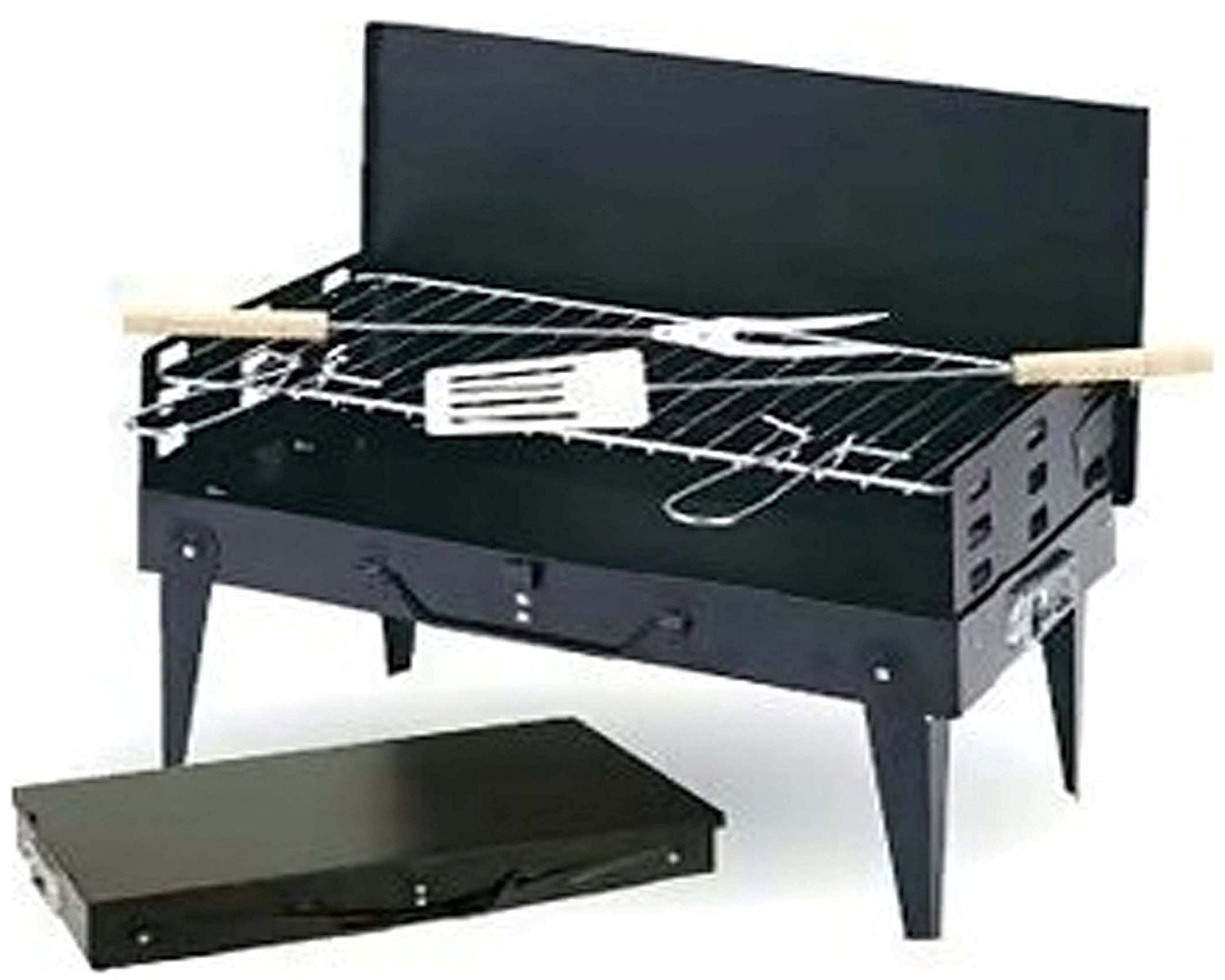 Buy Briefcase Style Folding portable outdoor Barbeque Grill Toaster