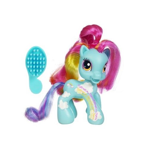 Buy My Little Pony Ponyville Cutie Mark Design Rainbow Dash Pony Figure ...