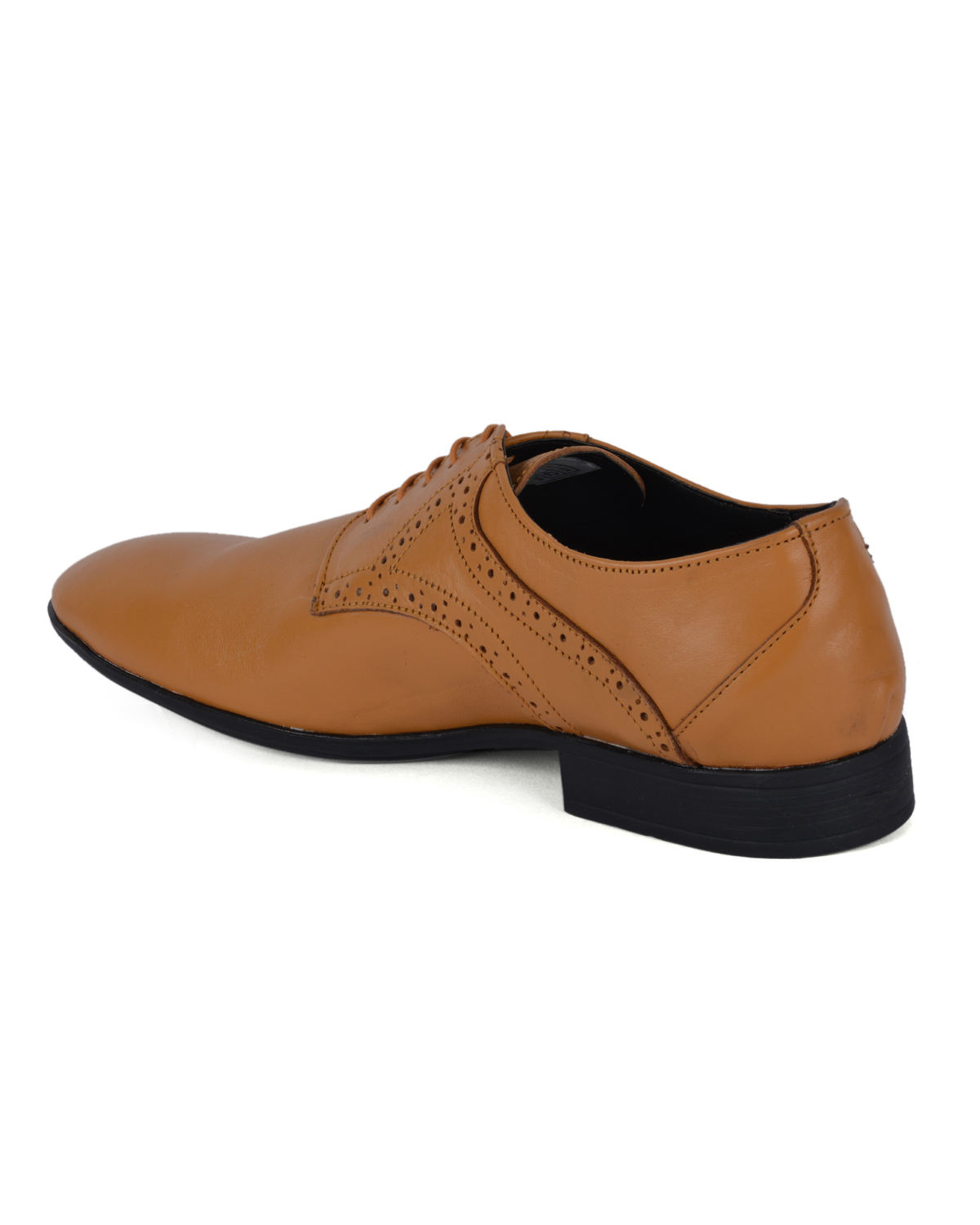 camel leather formal shoes