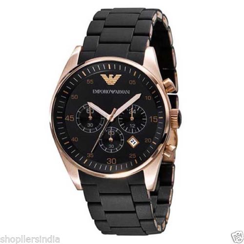 Emporio Armani AR 5905 Rose Gold Chronograph Men's Watch Prices in ...