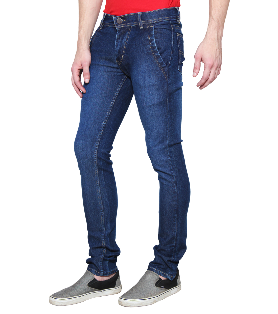 Buy Rock Hudson Men's Blue Regular Fit Jeans Online @ ₹1899 from ShopClues