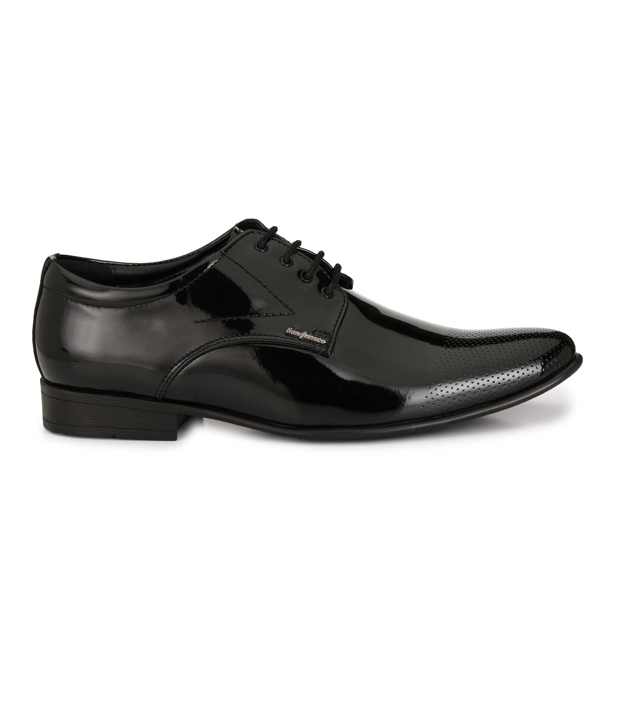 Buy San Frissco Men Black Lace-up Formal Shoes Online @ ₹2995 from ...