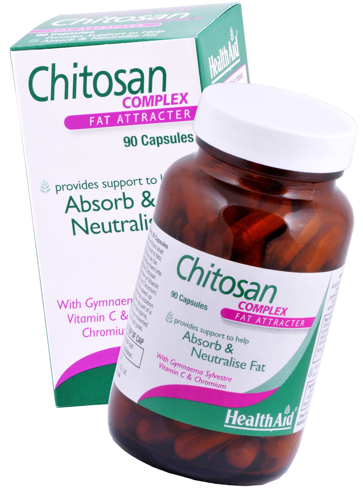 Buy Online | HealthAid Chitosan Complex (Fat Attracter) - 90 Capsules ...