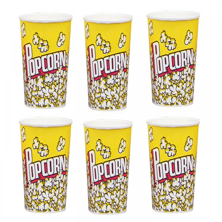 Buy 6th Dimensions Reusable Popcorn Buckets With Lid Set Of 6 Online