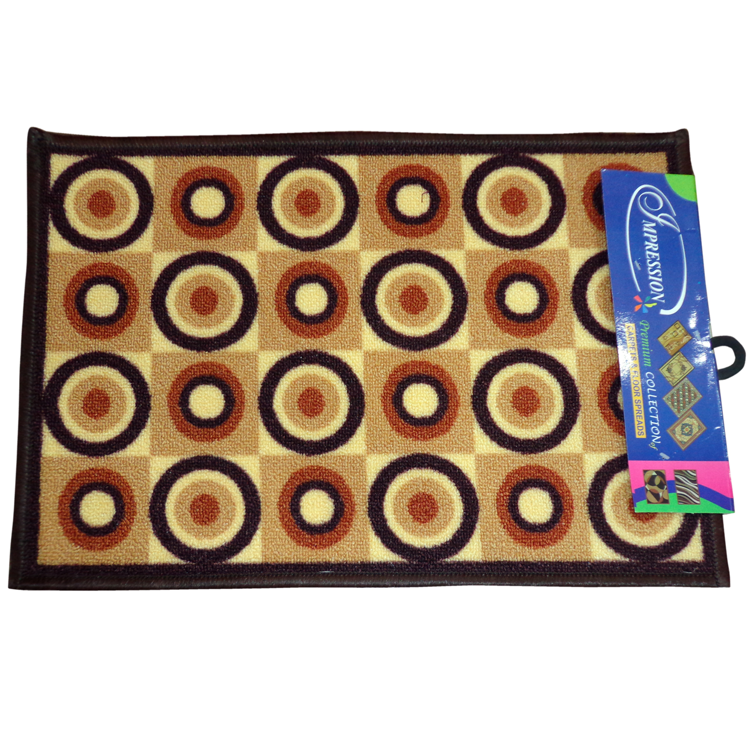 Premium Floral Print Door Mat with Anti skid BackingIMP MAT 036