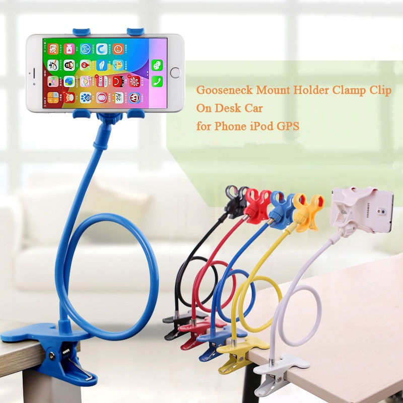 Buy Flexible Long Arms Mobile Phone Holder Desktop Bed Lazy Mobile ...