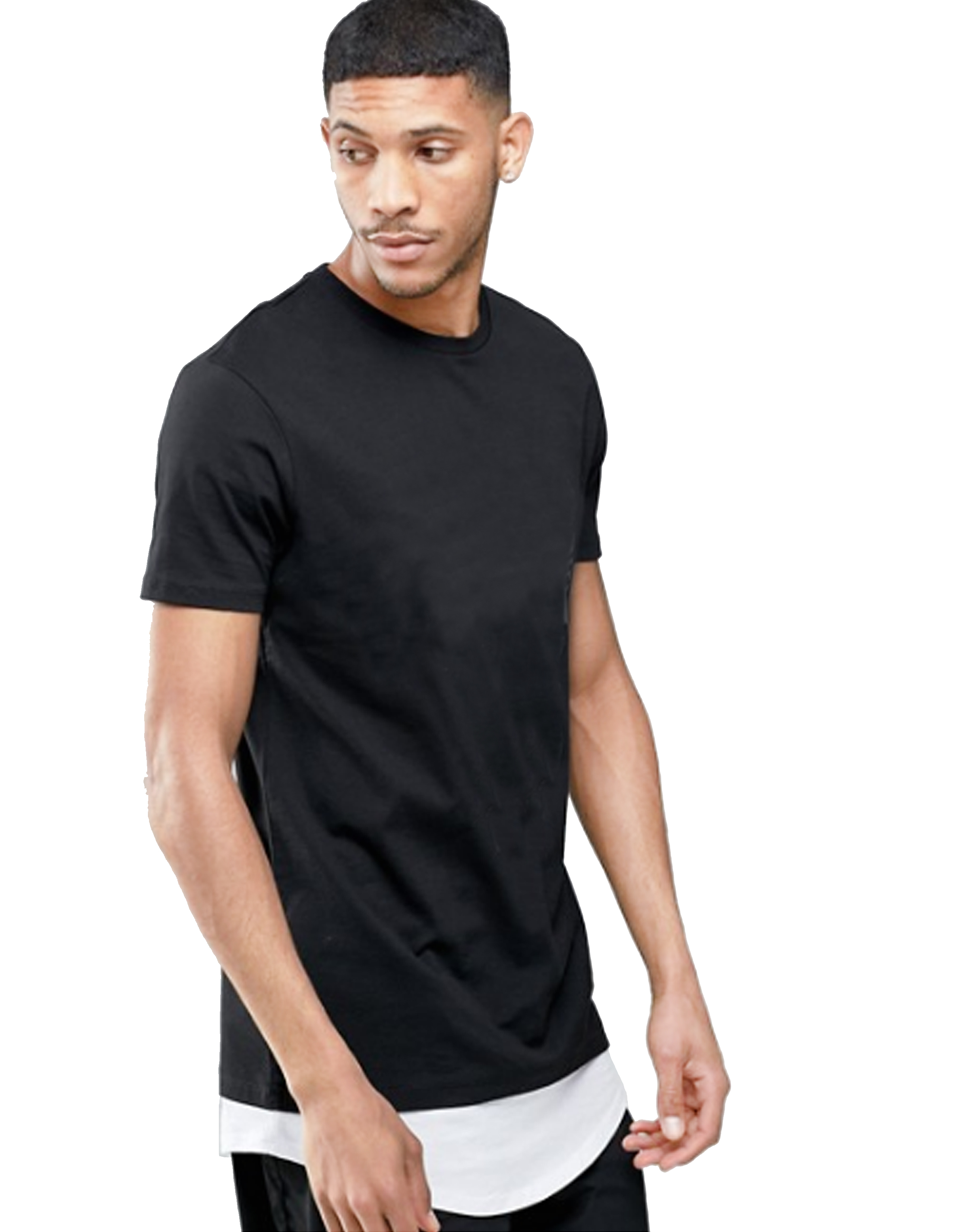 Buy Young Trendz Men's Black Round Neck T-shirt Online @ ₹430 from ...