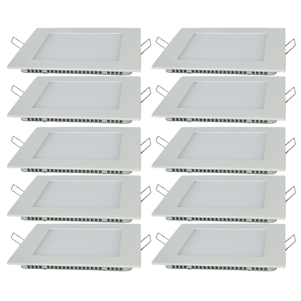 Buy SRS 18W LED Concealed Square Shape Panel Light With Adopter,Pack Of ...