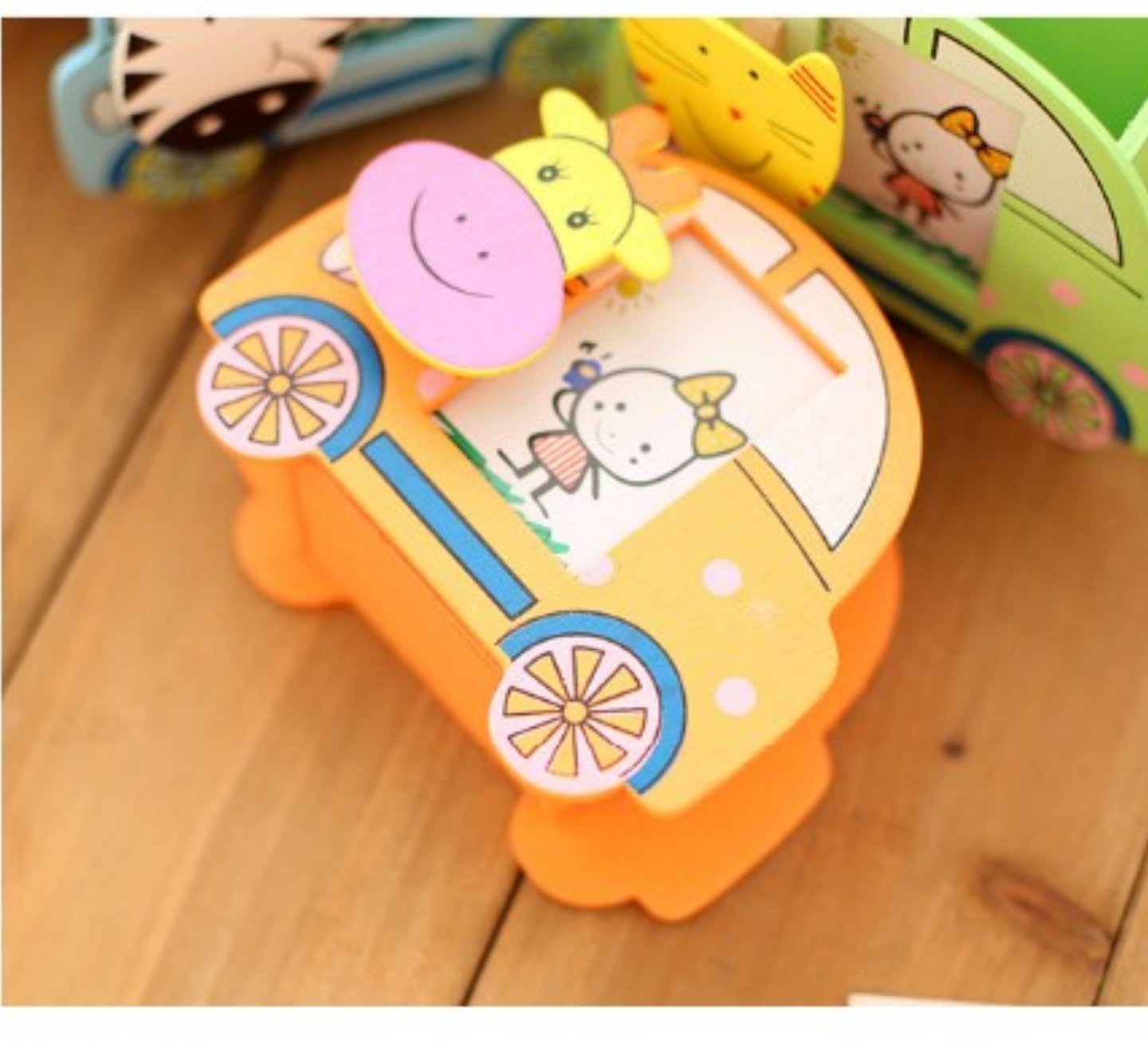 buy-6th-dimensions-lovely-car-oraments-wooden-stationery-pen-holder