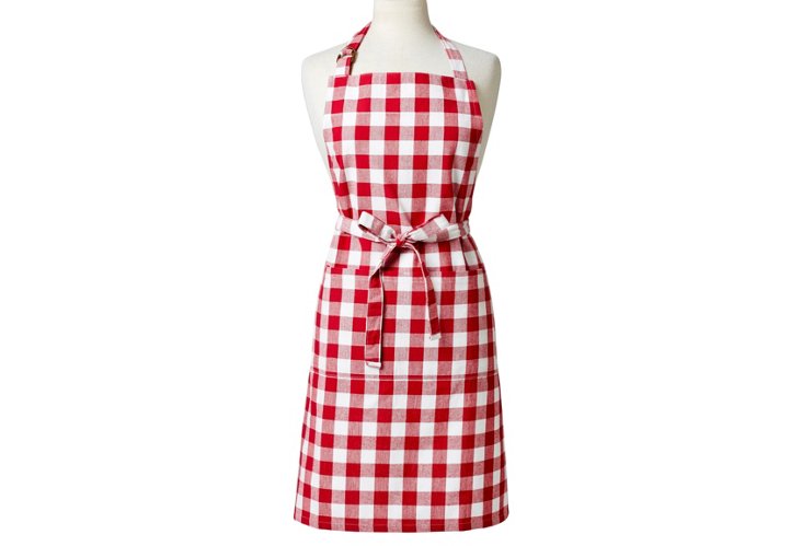 Buy Stanley Stop N Shop Red Cotton Checkered Kitchen Apron Multicolor ...