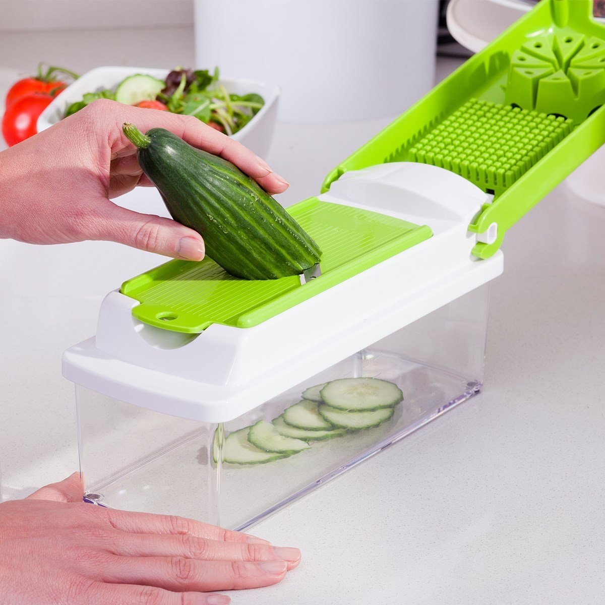 Buy Genius 11 in 1 Nicer Slicer Dicer Grater Chopper (Pack of 12 ...