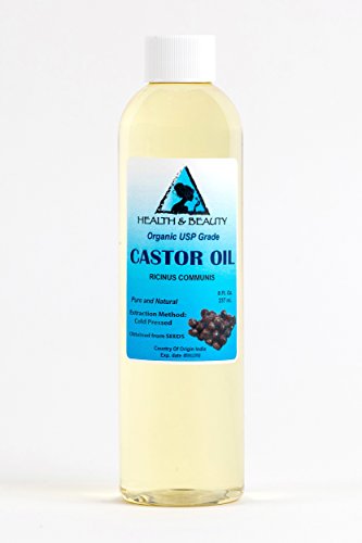 Buy Castor Oil Usp Grade Organic Cold Pressed Pure Hexane Free 8 Oz 2569