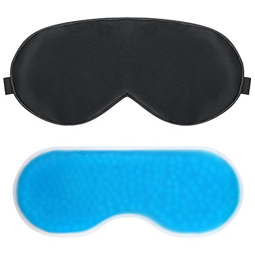 Buy PLEMO Sleep Mask, Gel Pack Eye Shade Set, Hot & Cold Therapy for