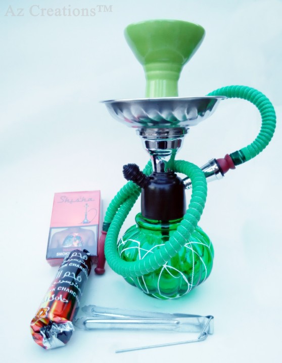 hookah 12'' inch with (flavour&coal pack) by indotech