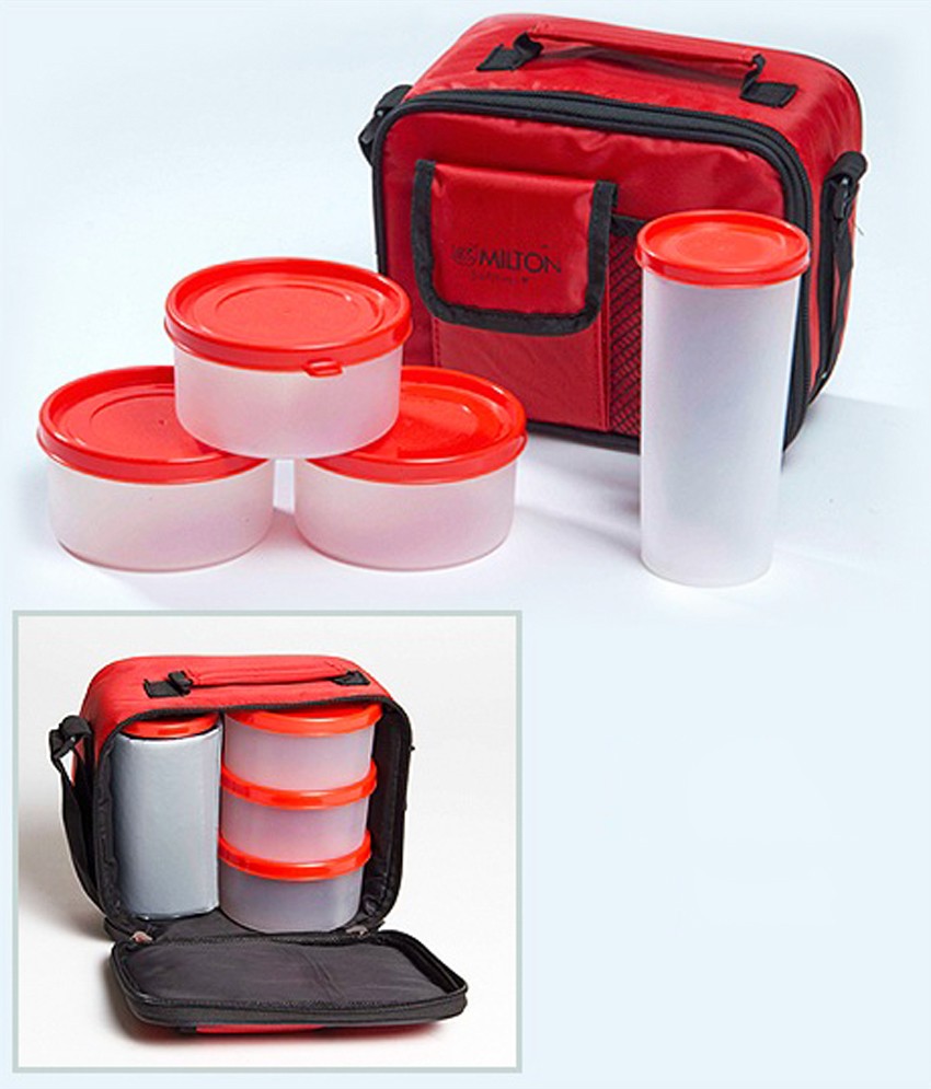 Buy Milton Combi Meal 3 Containers With Water Glass Lunch Box Online ...