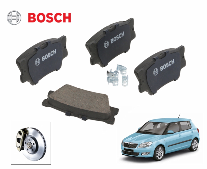 Shop Bosch Car Front Disc Brake Pads 611Skoda Fabia Online Shopclues