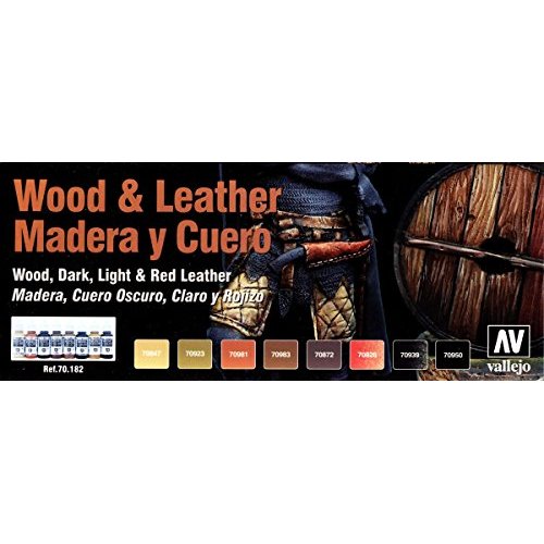 Buy Vallejo Wood and Leather Paint Set Paint Set Online ₹3356 from ShopClues