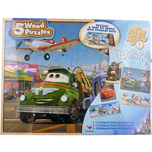 Buy Disney Cars & Planes 5 Wooden Puzzles Online ₹1899 from ShopClues