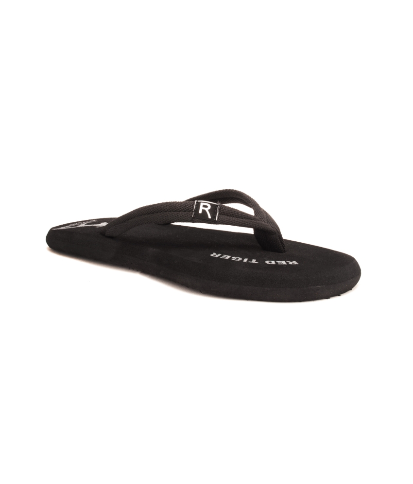 Buy STYLE HEIGHT Men's Black Slippers Online @ ₹329 from ShopClues